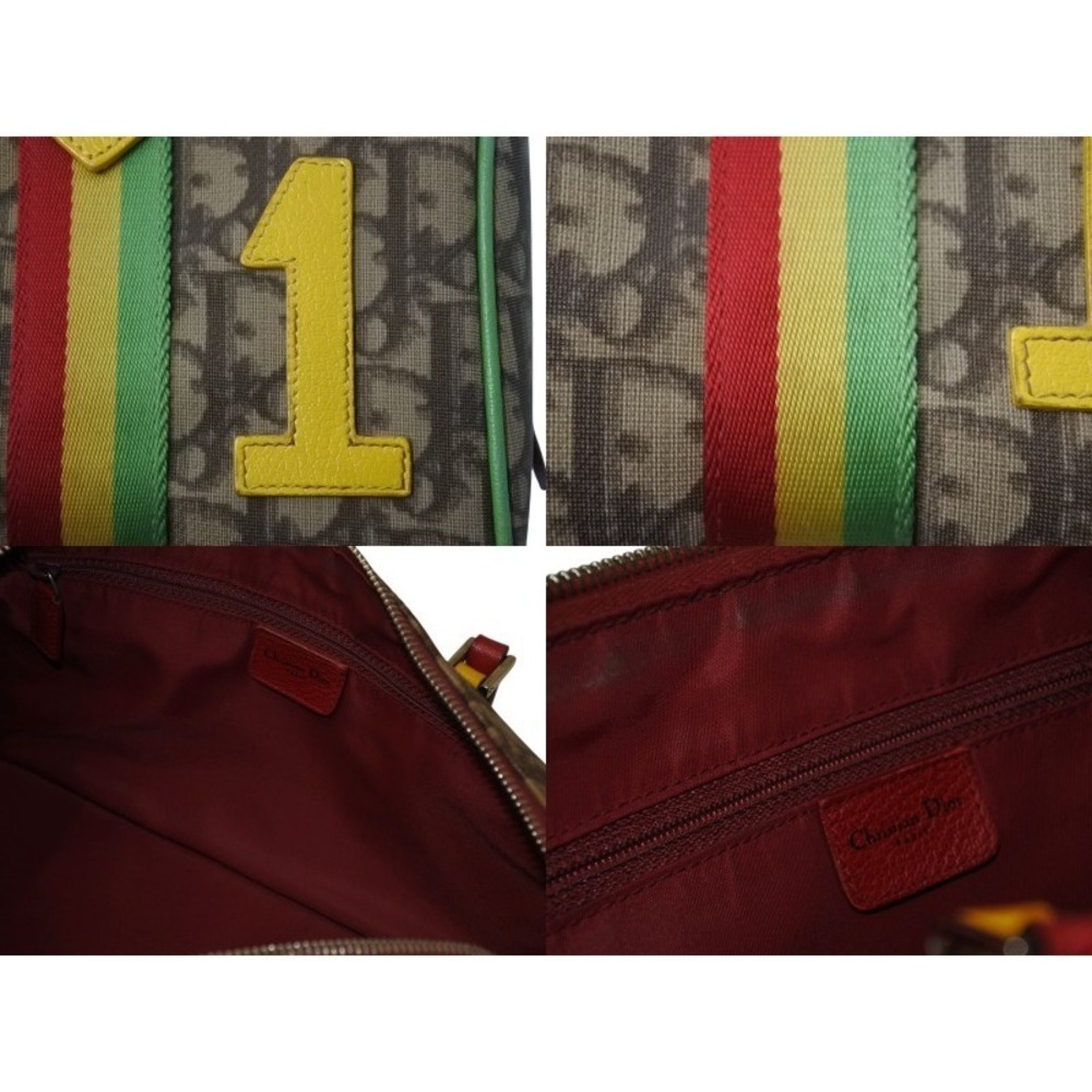 Christian Dior handbag Trotter Rasta color brown Galliano - Picture 9 of 10